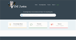 Desktop Screenshot of chejunkie.com